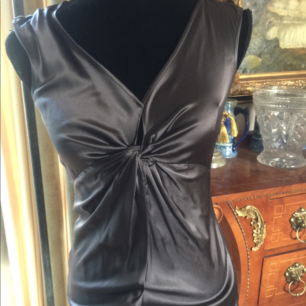 Chaiken silk twist granite color top NWT